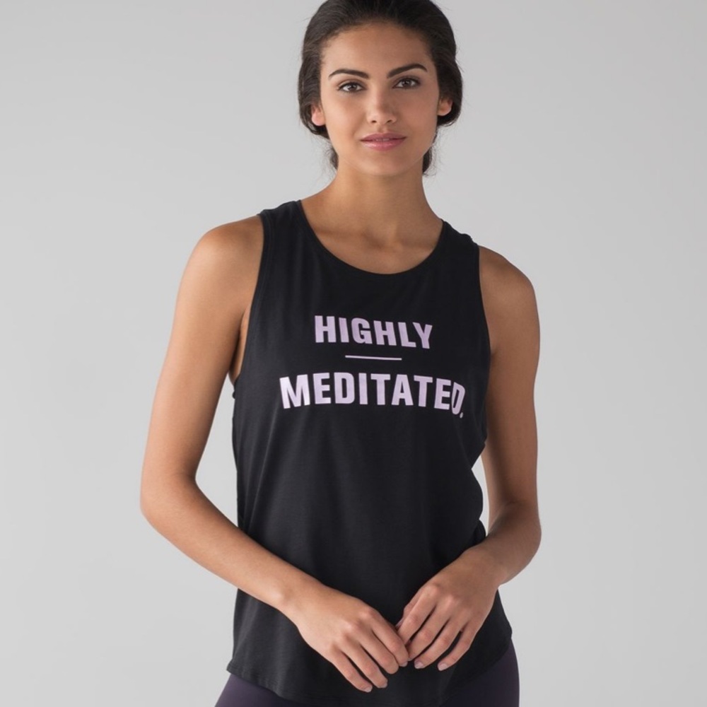 Lululemon Muscle Love Highly Meditated Tank